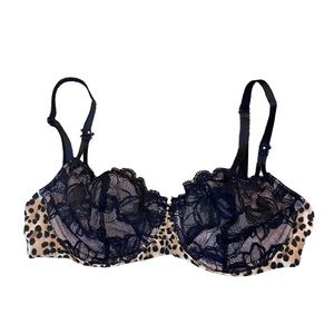 Victoria's Secret Leopard Lace Bra